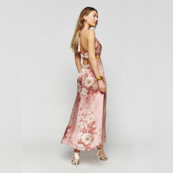 Reformation Nerida Silk Dress - Picture 4 of 8